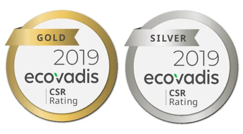 Coleps' gold and silver EcoVadis ratings